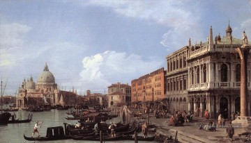 Le Molo à l’Ouest Canaletto Venise Peinture à l'huile